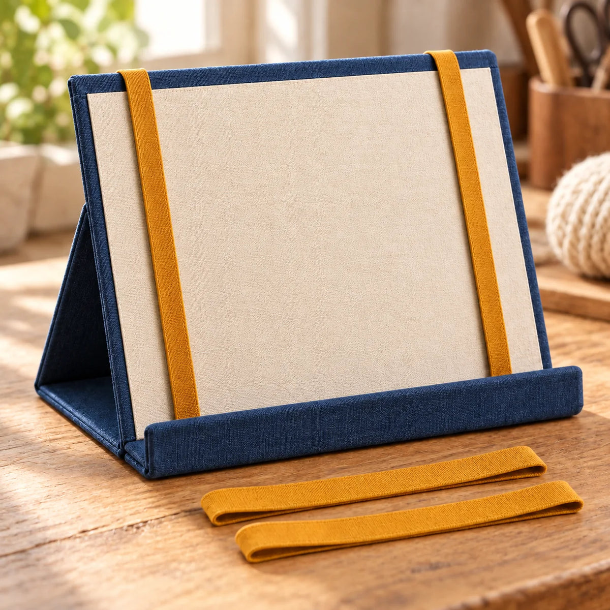 Fold-Up Pattern Page Stand — detail