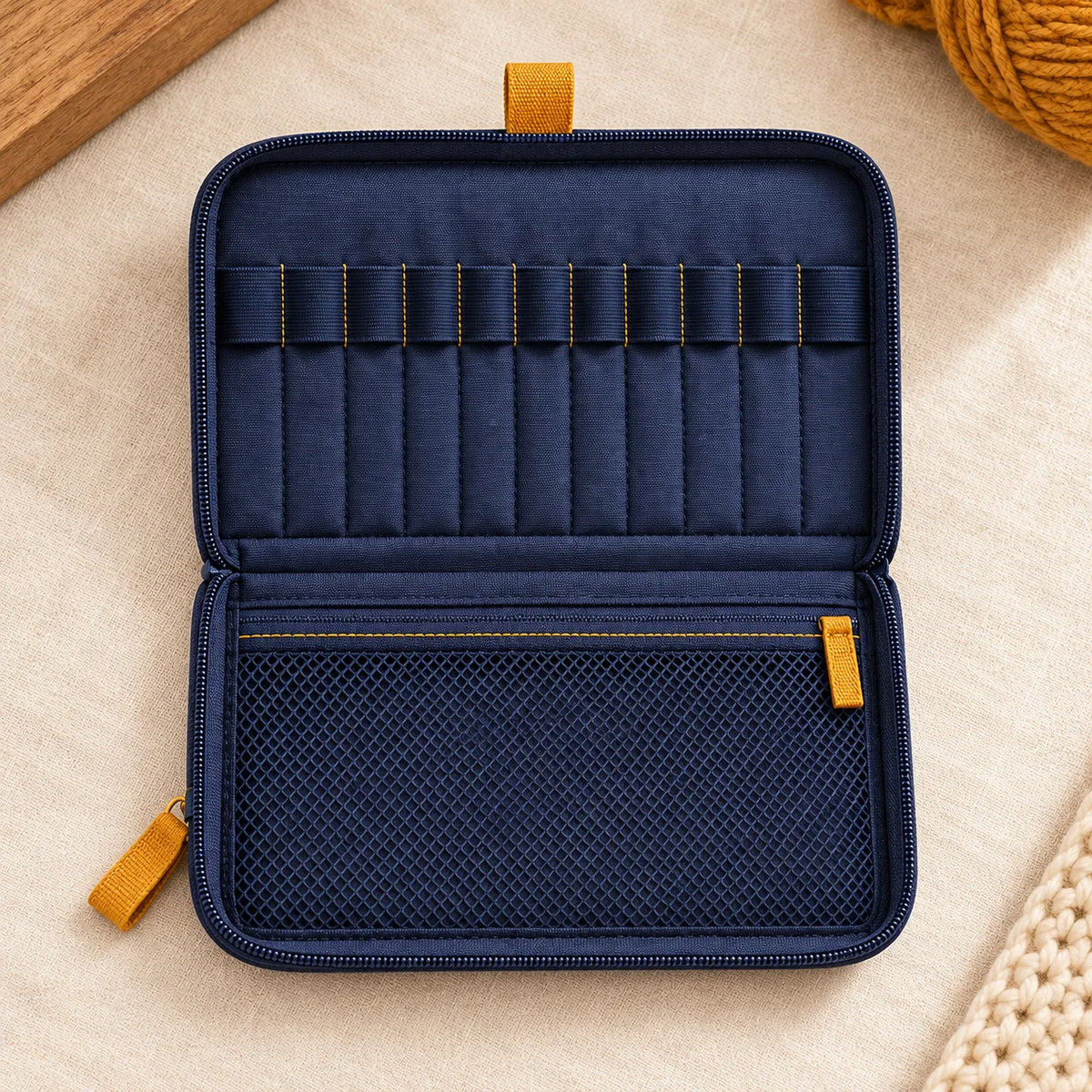 Stand-Up Crochet Hook Case — package contents