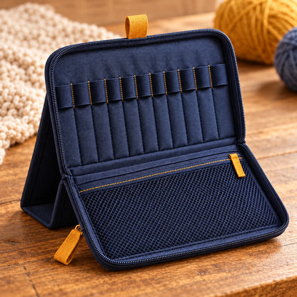 Stand-Up Crochet Hook Case — detail