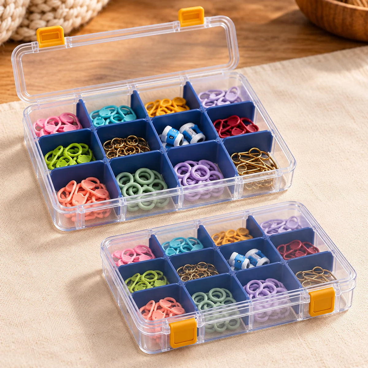 Stitch Marker Sorting Box — function